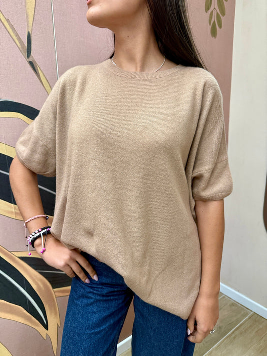 Pull misto cachemire - CAMEL