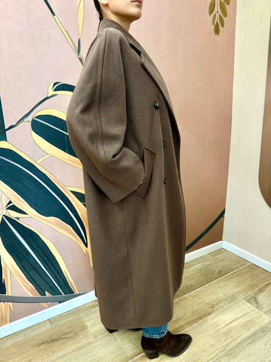 Cappotto doppio/petto - MORO