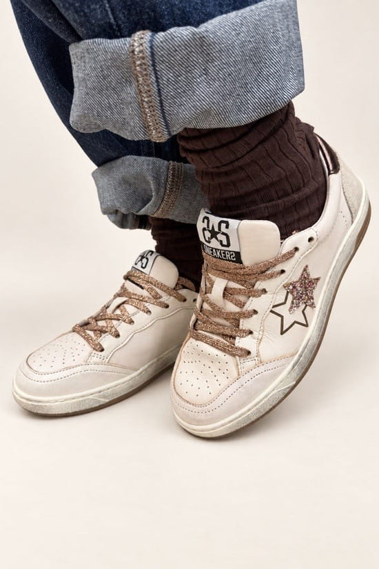 Sneakers Week glitter - BIANCO
