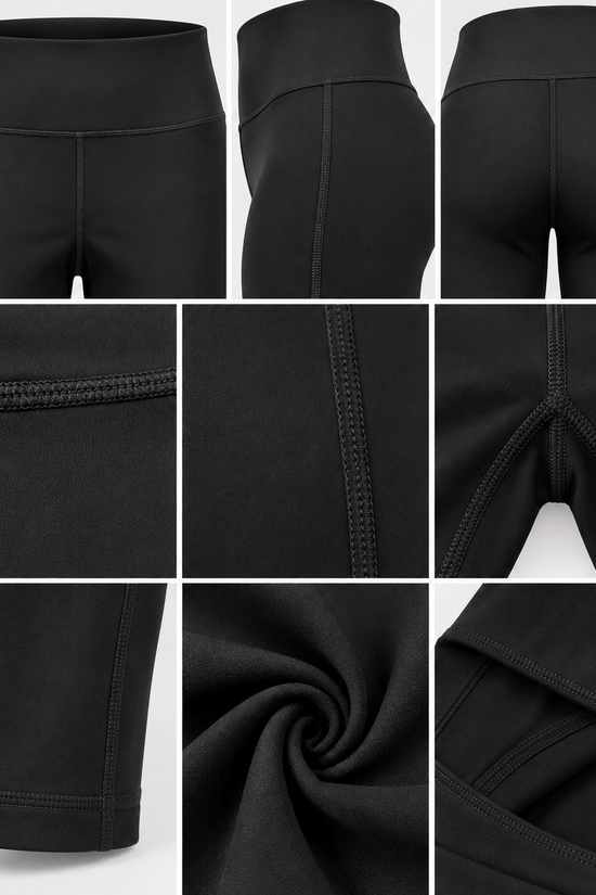 Leggings tessuto tecnico - NERO