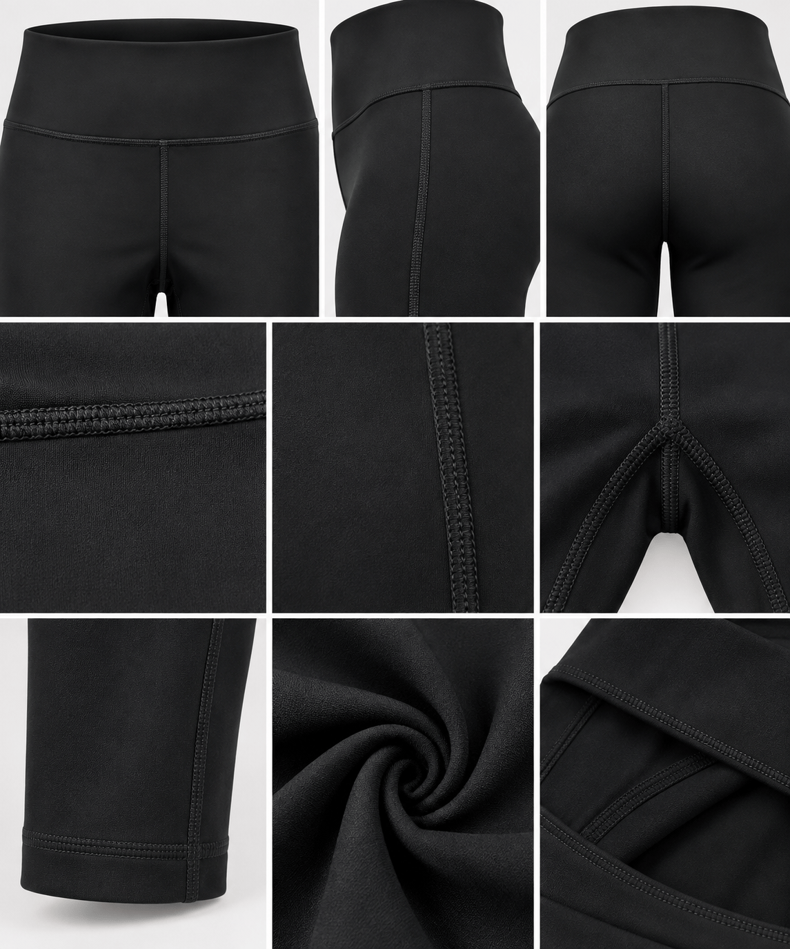 Leggings tessuto tecnico - NERO