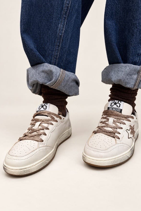 Sneakers Week glitter - BIANCO