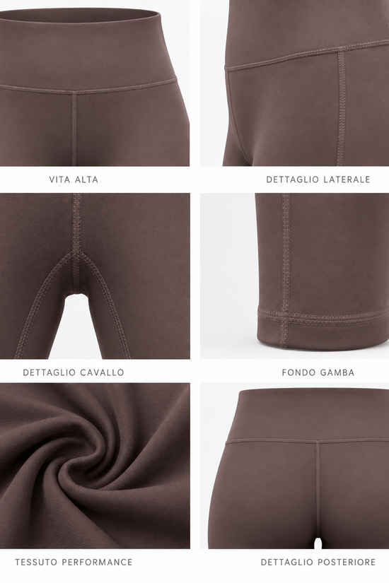 Leggings tessuto tecnico - MORO