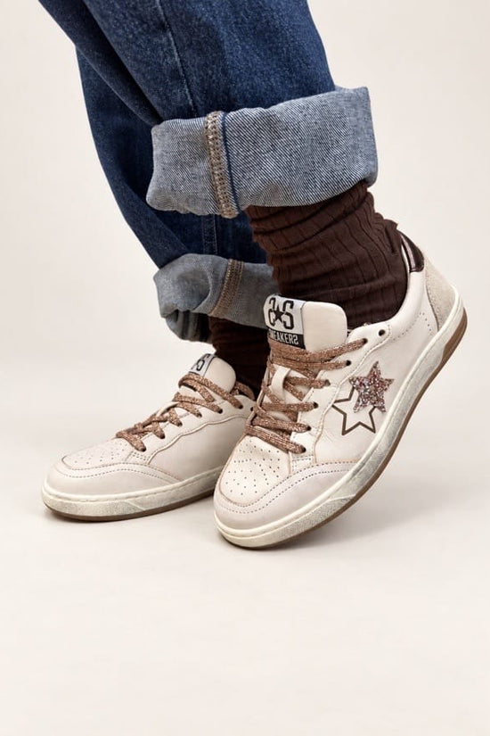 Sneakers Week glitter - BIANCO