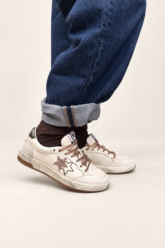 Sneakers Week glitter - BIANCO