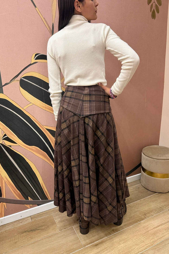 Gonna camicia - MORO