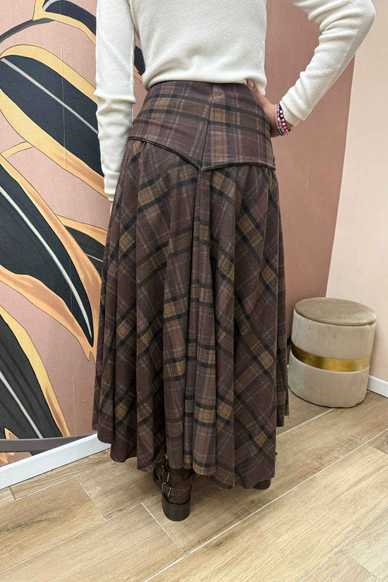 Gonna camicia - MORO