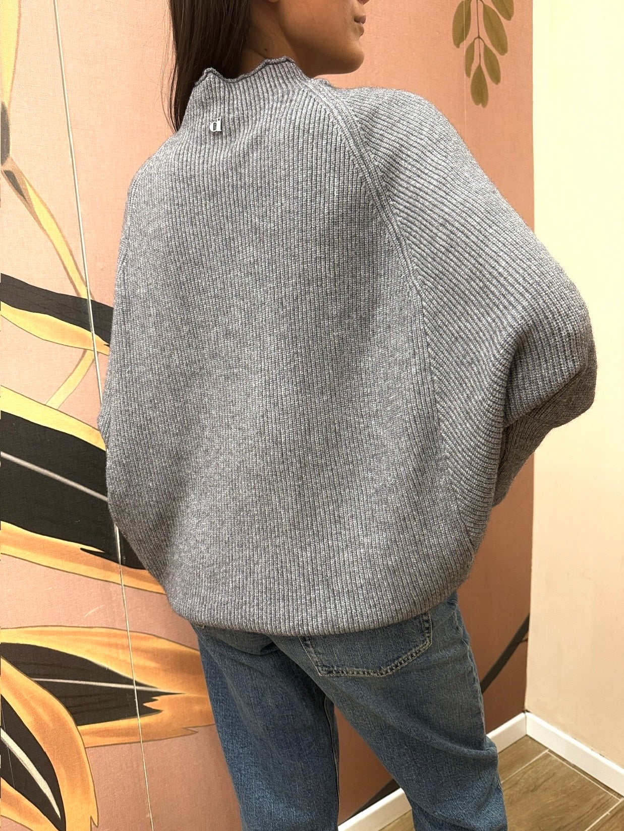 Pull costina over - GRIGIO