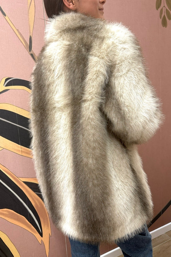 Pelliccia bicolor - BEIGE