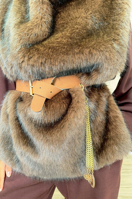 Gilet in pelliccia - MORO
