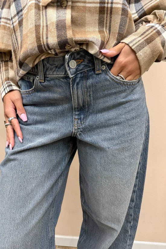 Jeans Barrel - STONE WASH