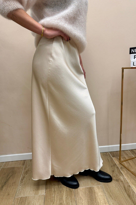 Gonna satin lunga - BURRO