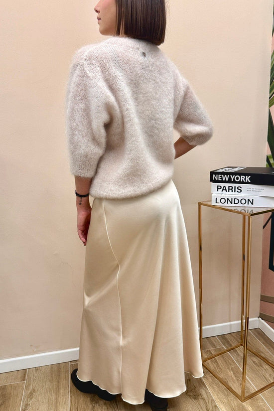 Gonna satin lunga - BURRO