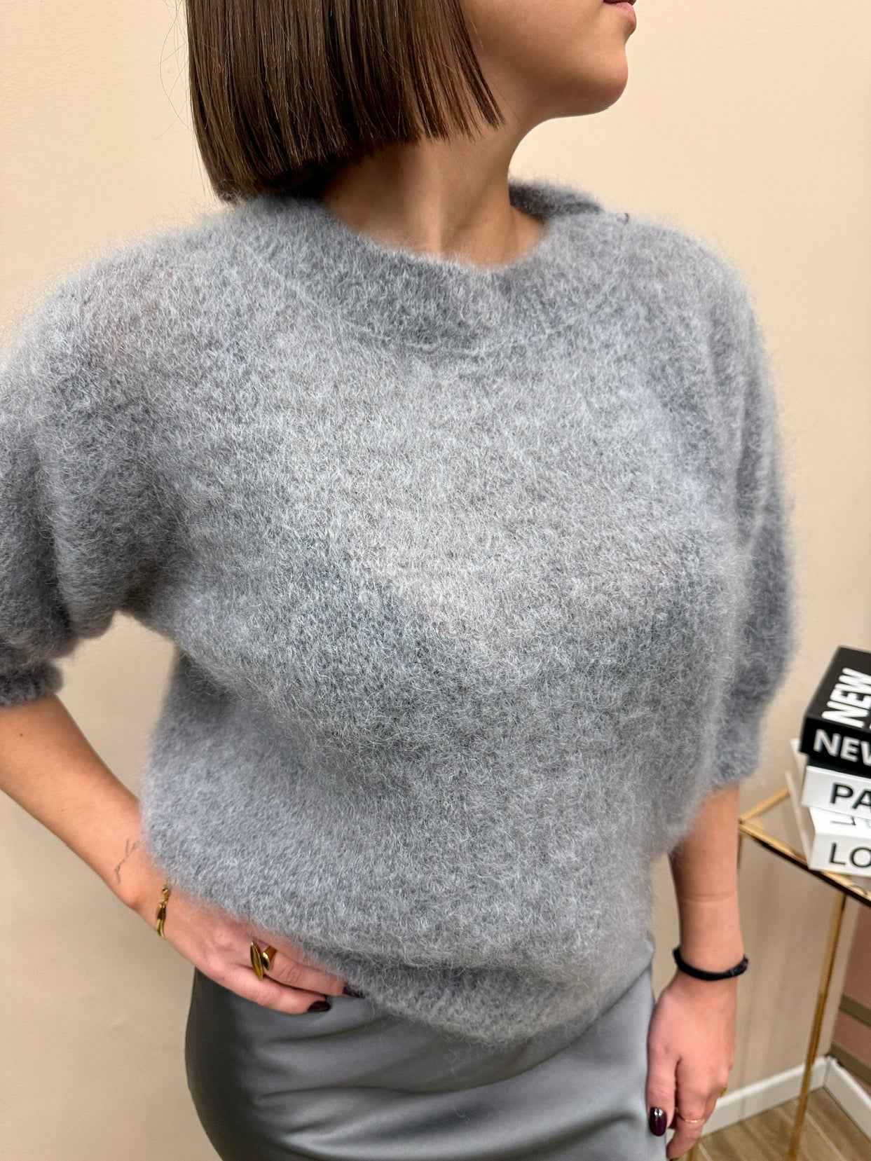 Pull mohair - GRIGIO