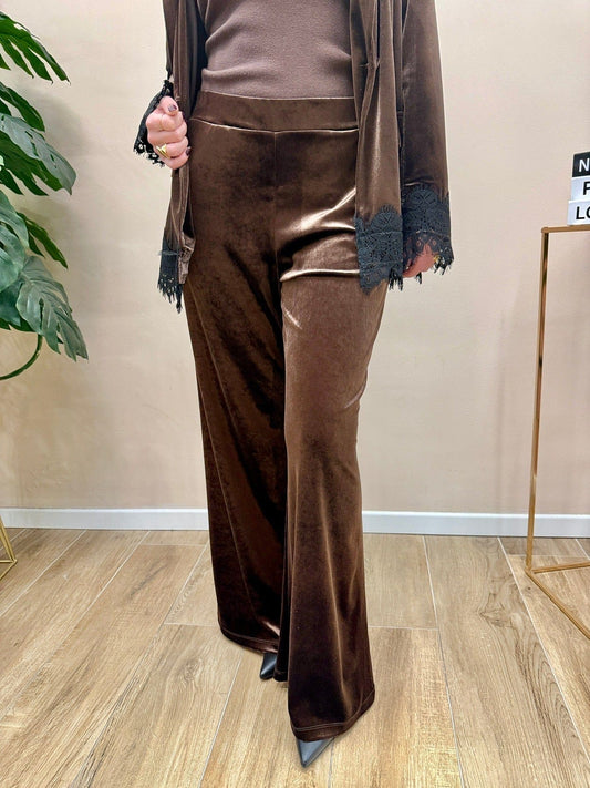 Pantalone velluto - MORO