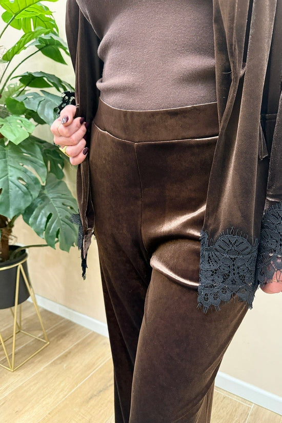 Pantalone velluto - MORO