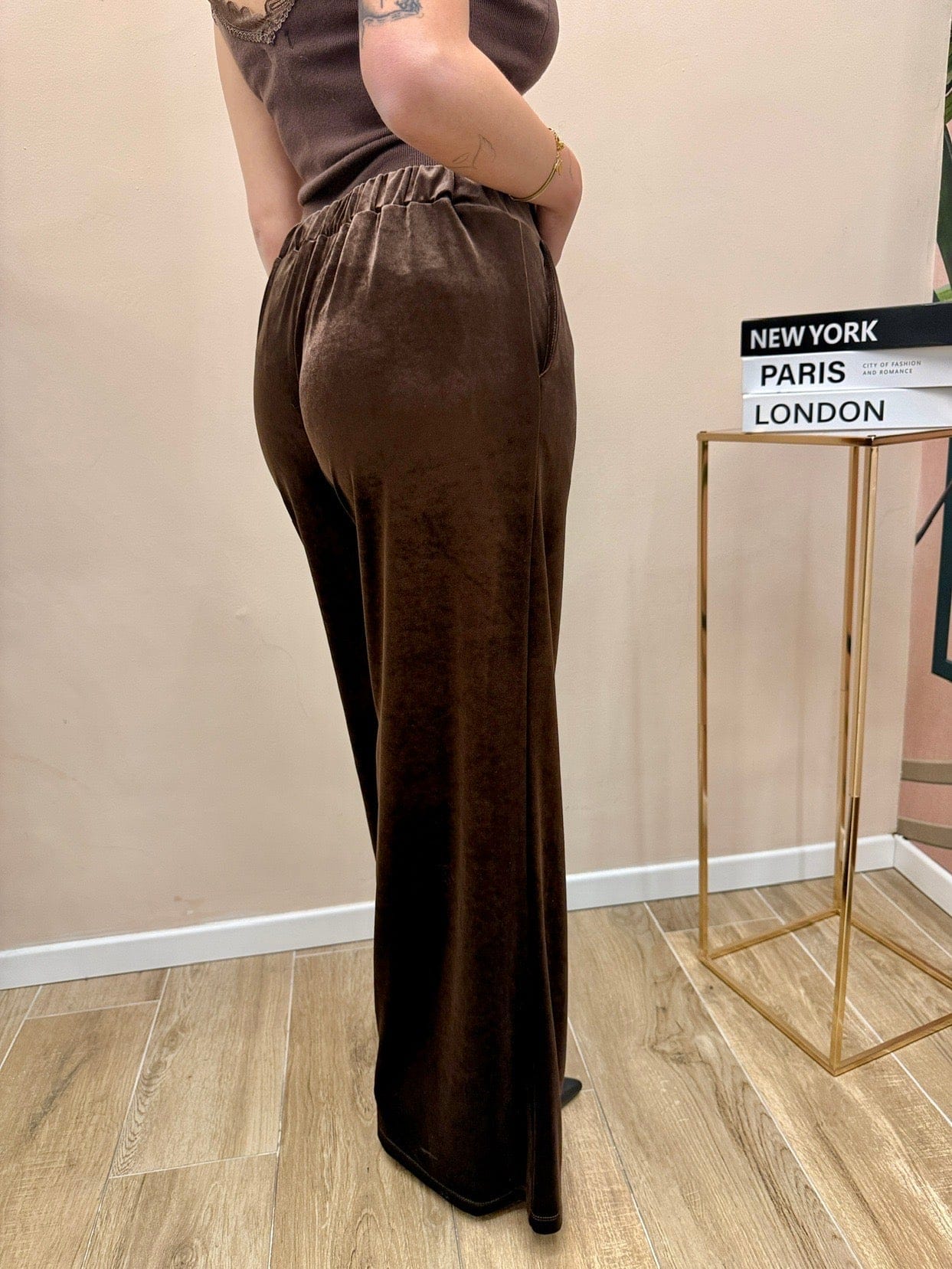 Pantalone velluto - MORO