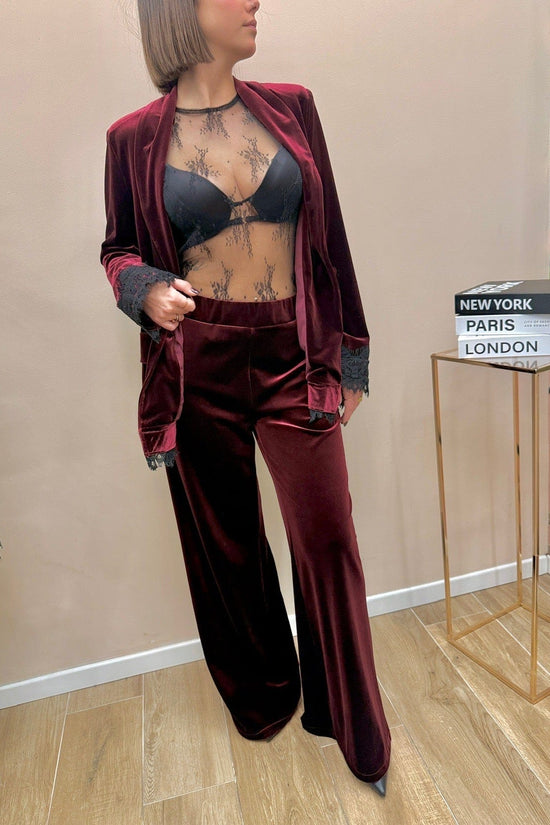 Pantalone velluto - BORDEAUX