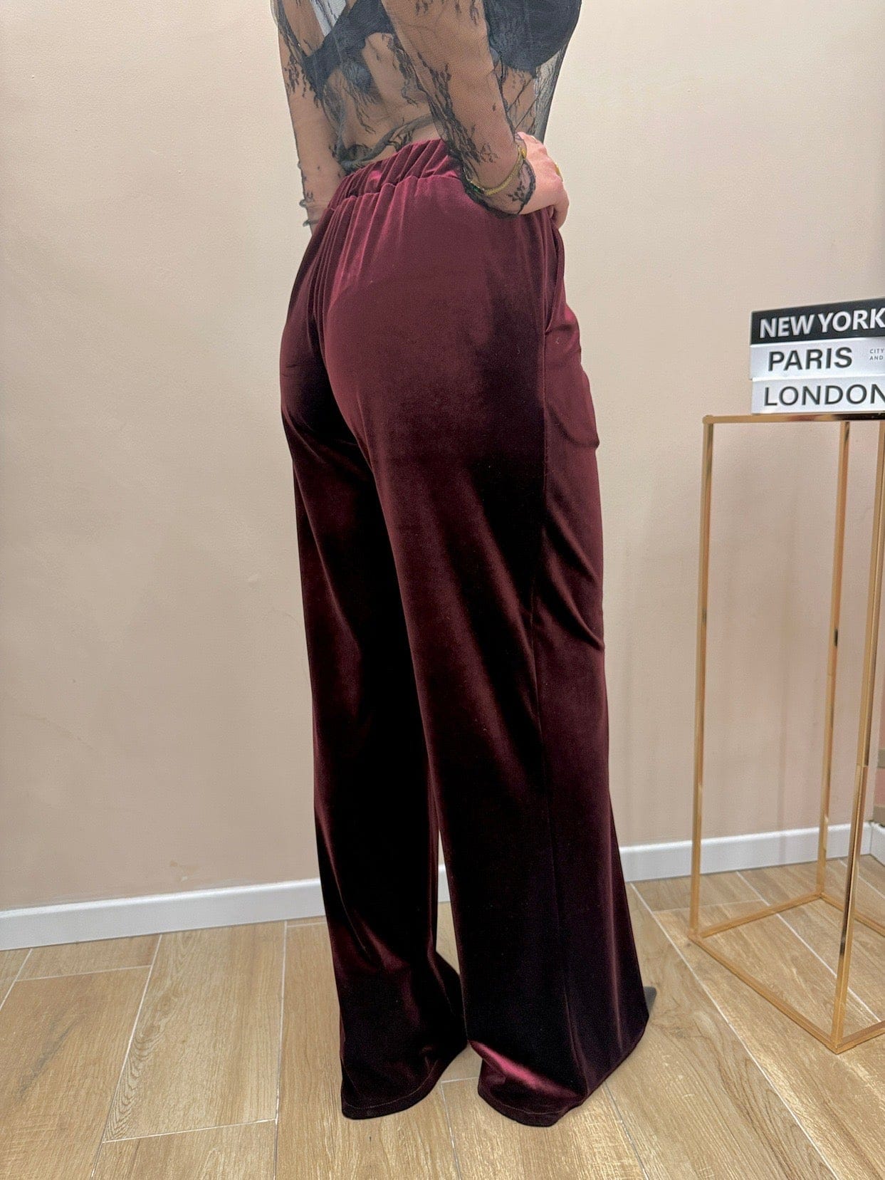 Pantalone velluto - BORDEAUX