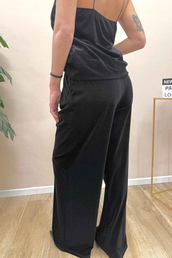 Pantalone ciniglia - NERO