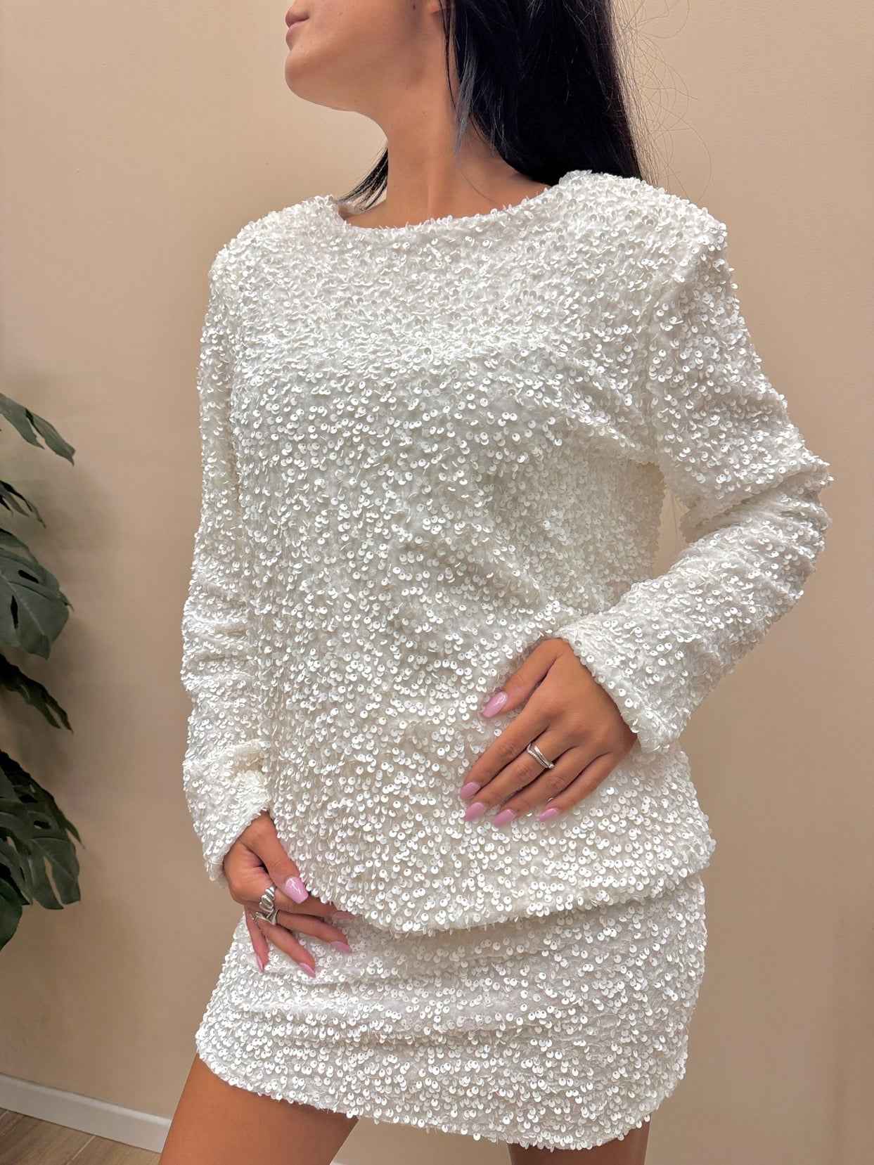 Blusa paillettes - PANNA