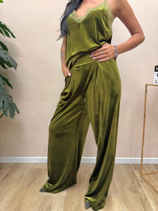 Pantalone ciniglia - OLIO