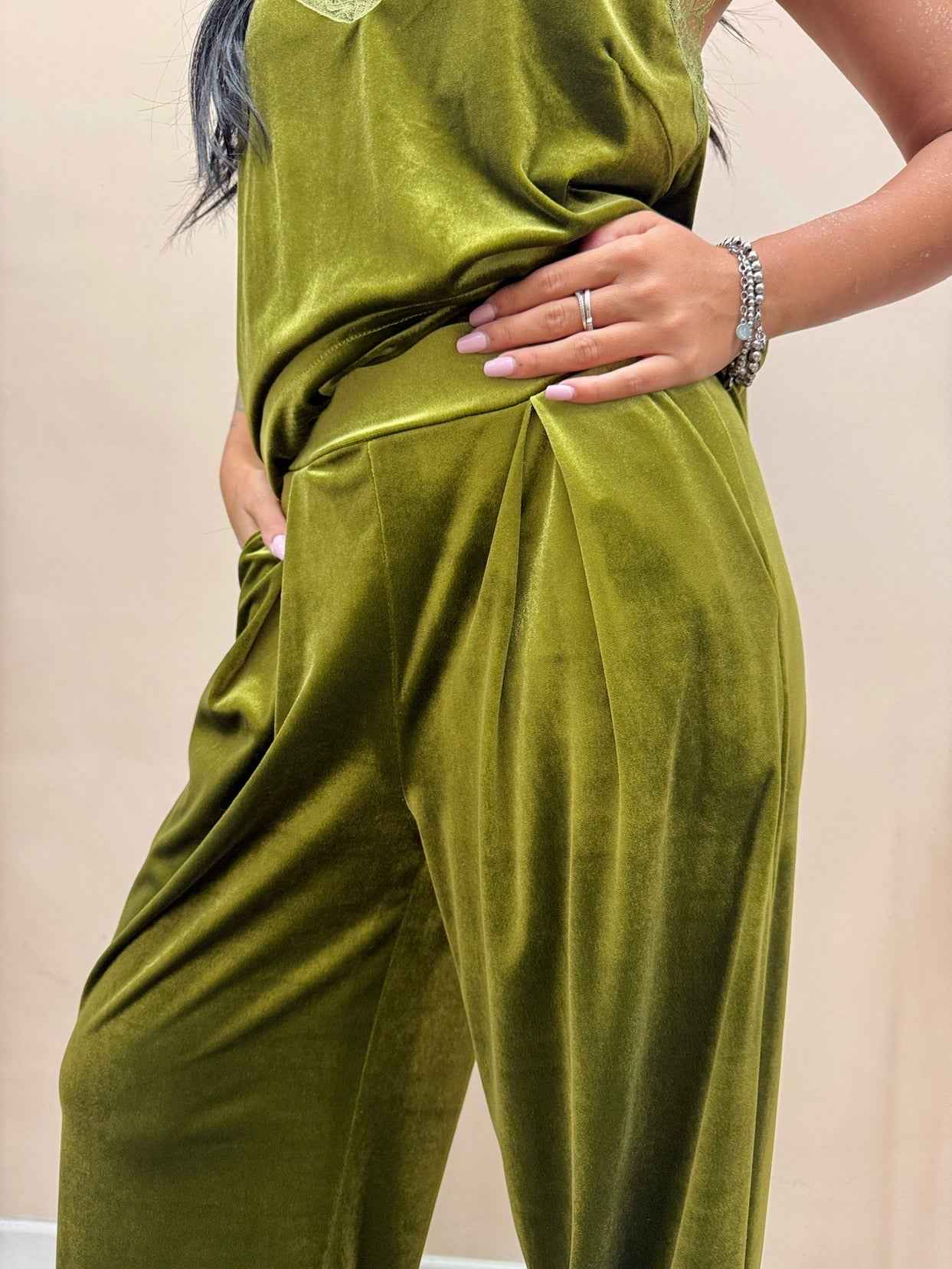 Pantalone ciniglia - OLIO