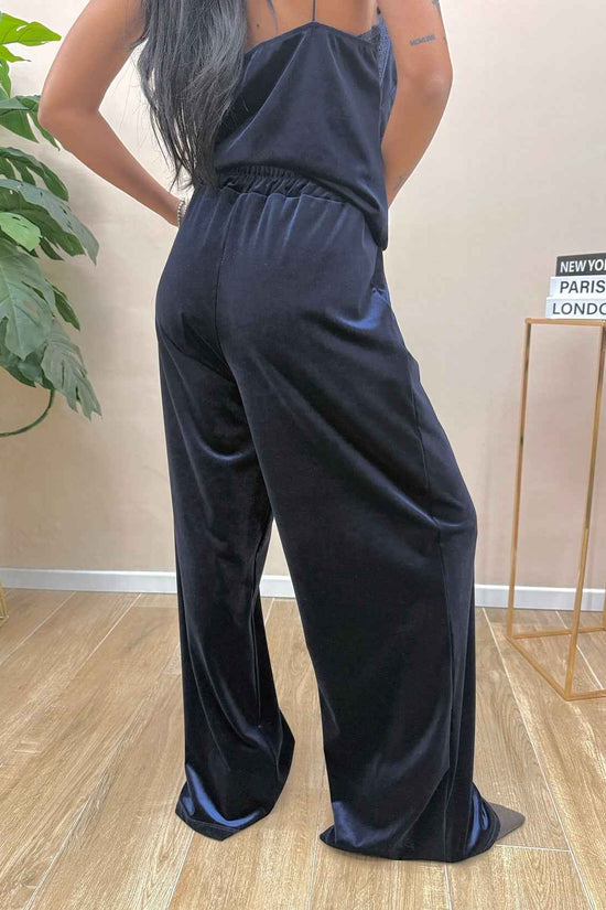 Pantalone ciniglia - BLU