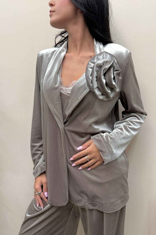 Giacca spilla - FANGO