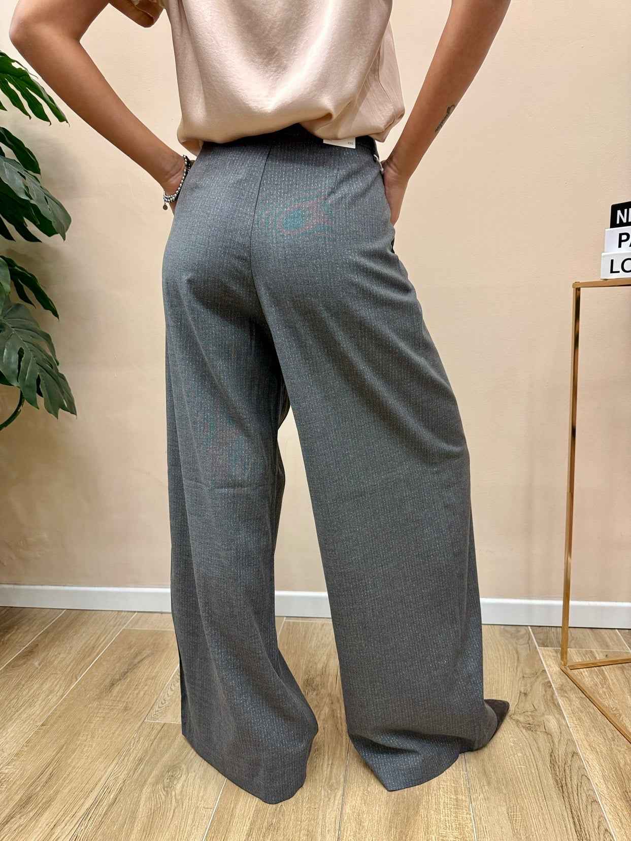 Pantalone baggy joanne - GRIGIO