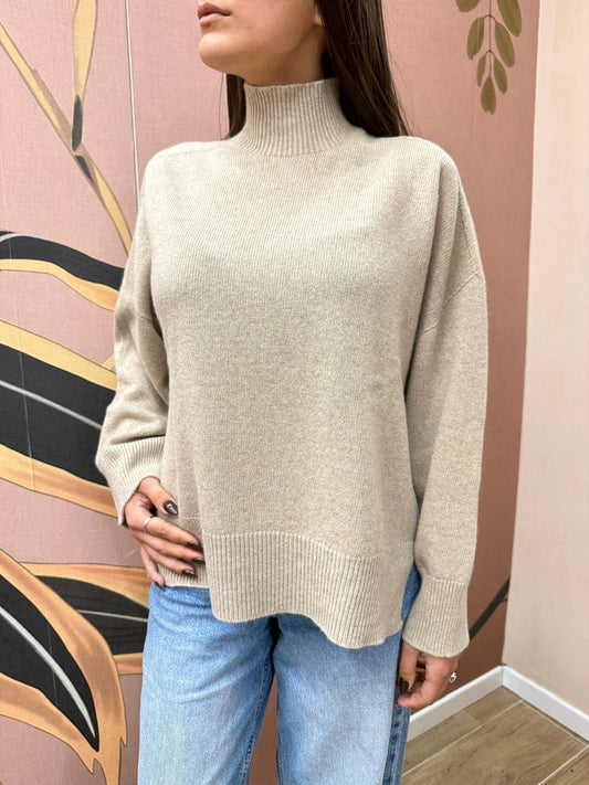 Lupetto cachemire - BEIGE