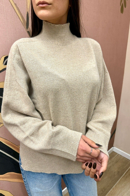 Lupetto cachemire - BEIGE