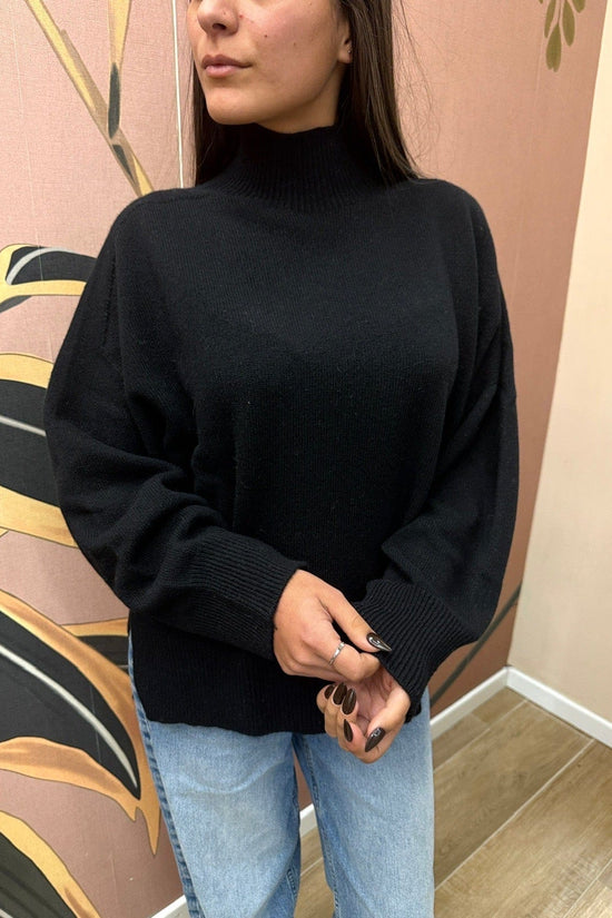 Lupetto cachemire - NERO