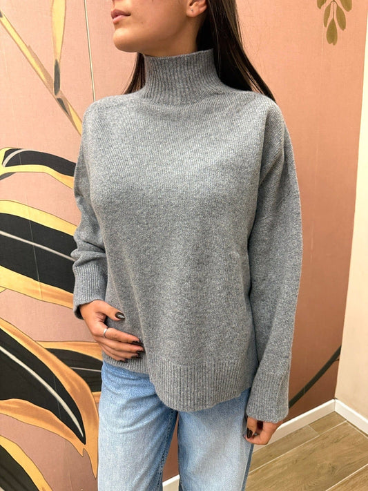 Lupetto cachemire - GRIGIO