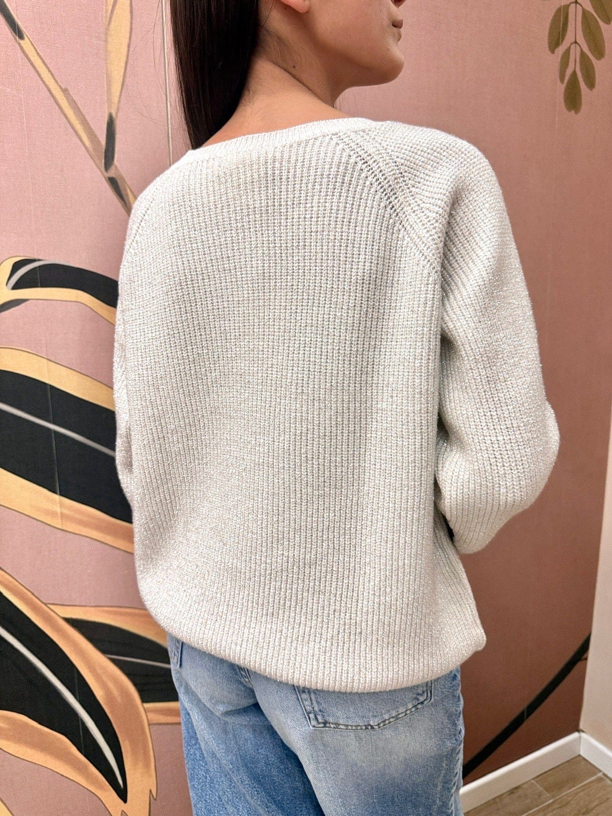Pull lurex - CREMA
