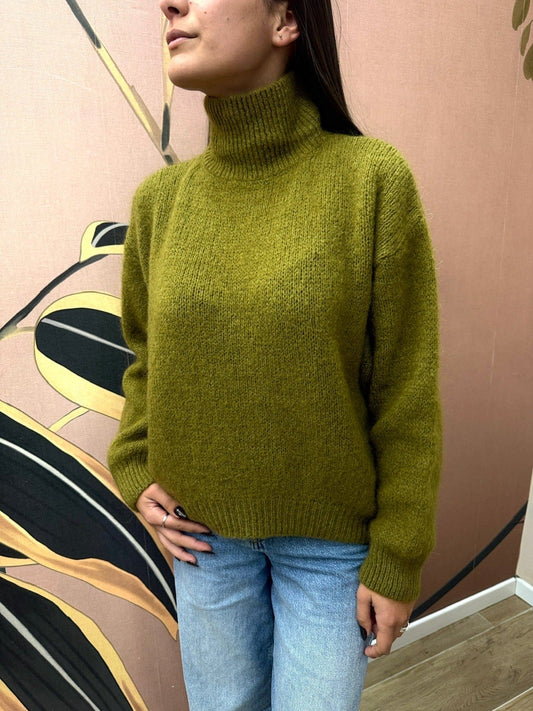 Pull mohair collo vulcano - OLIO