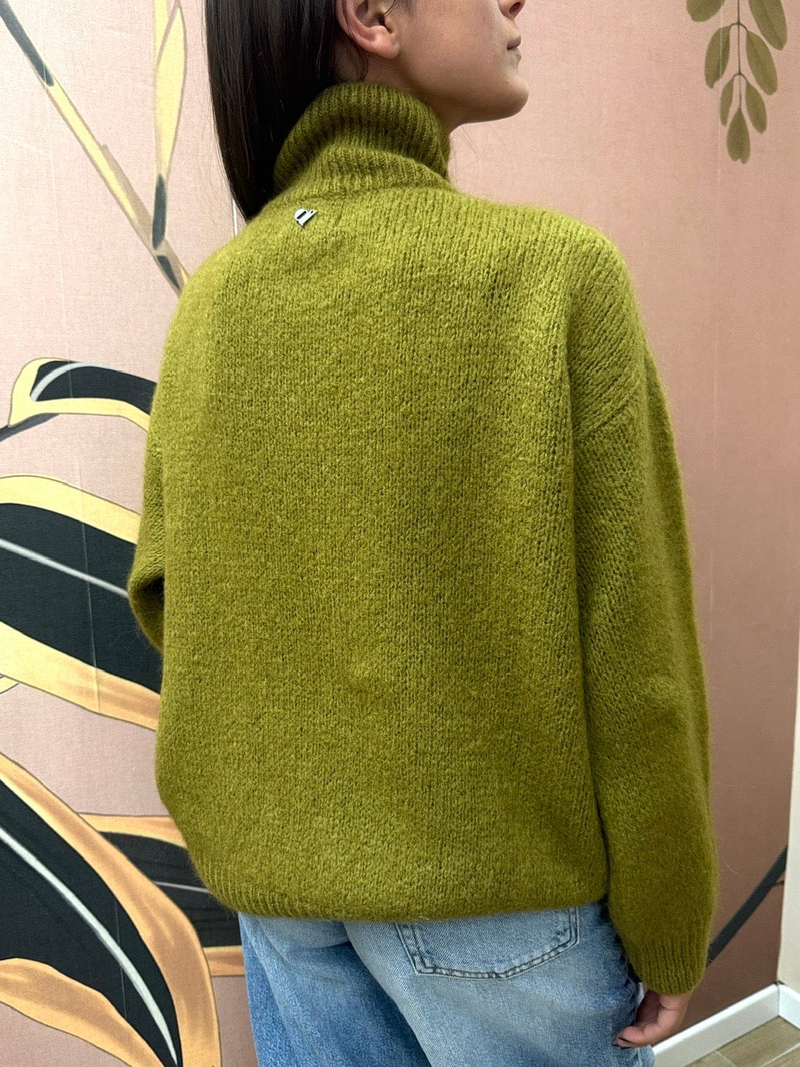 Pull mohair collo vulcano - OLIO