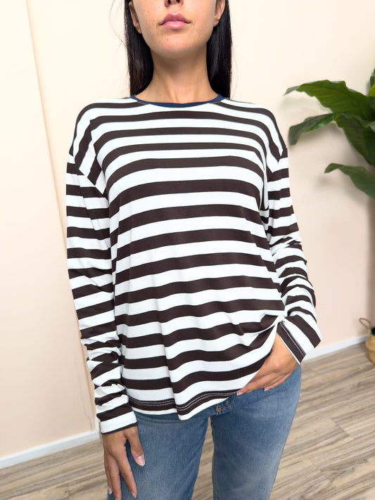 Maglia righe - MORO