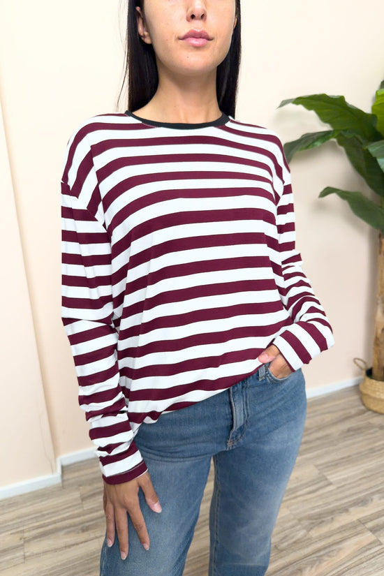 Maglia righe - WINE