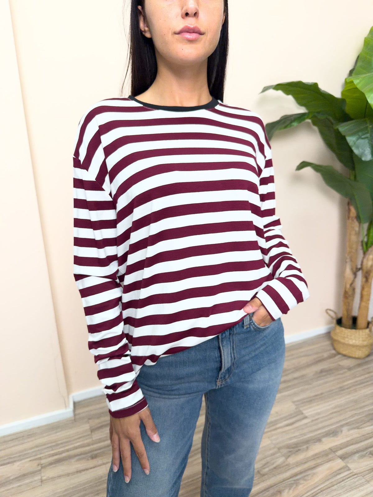 Maglia righe - WINE