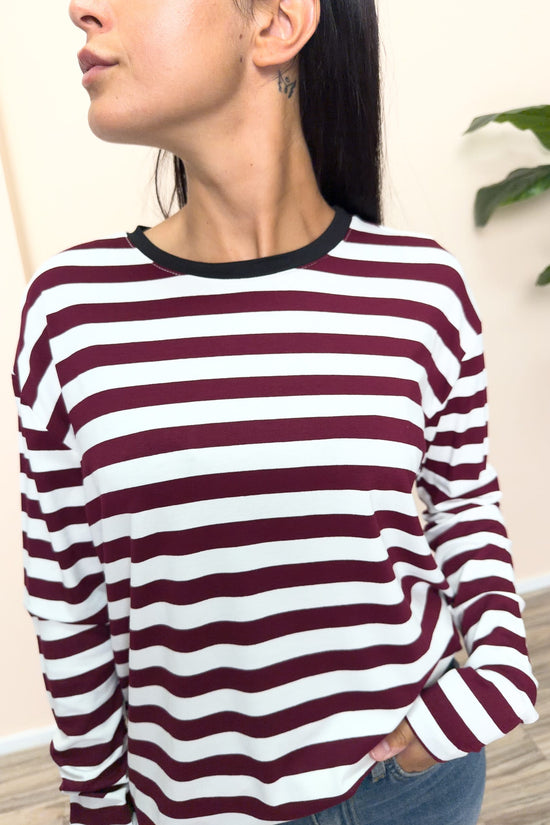 Maglia righe - WINE