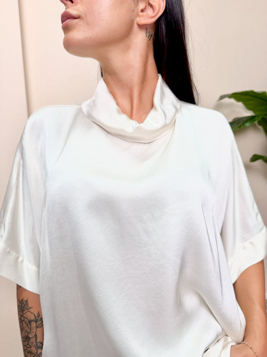 Blusa VIENNA in viscosa - BURRO