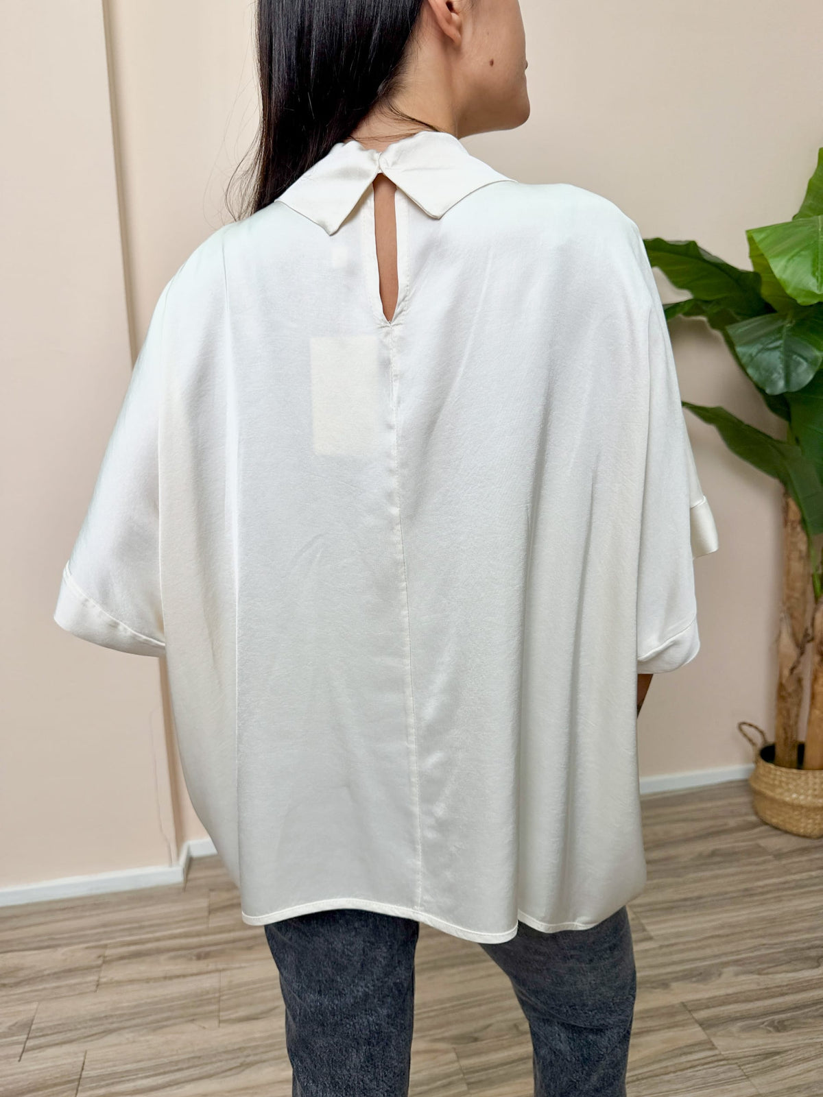 Blusa VIENNA in viscosa - BURRO