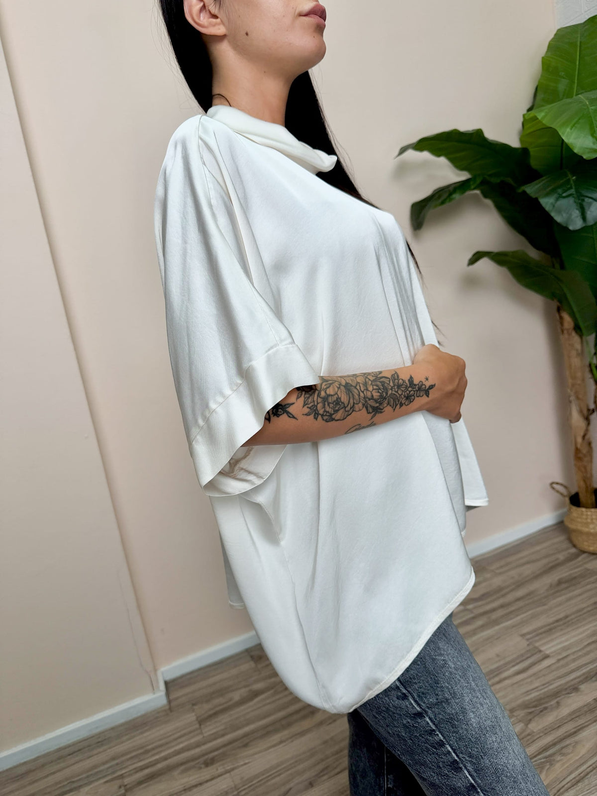 Blusa VIENNA in viscosa - BURRO