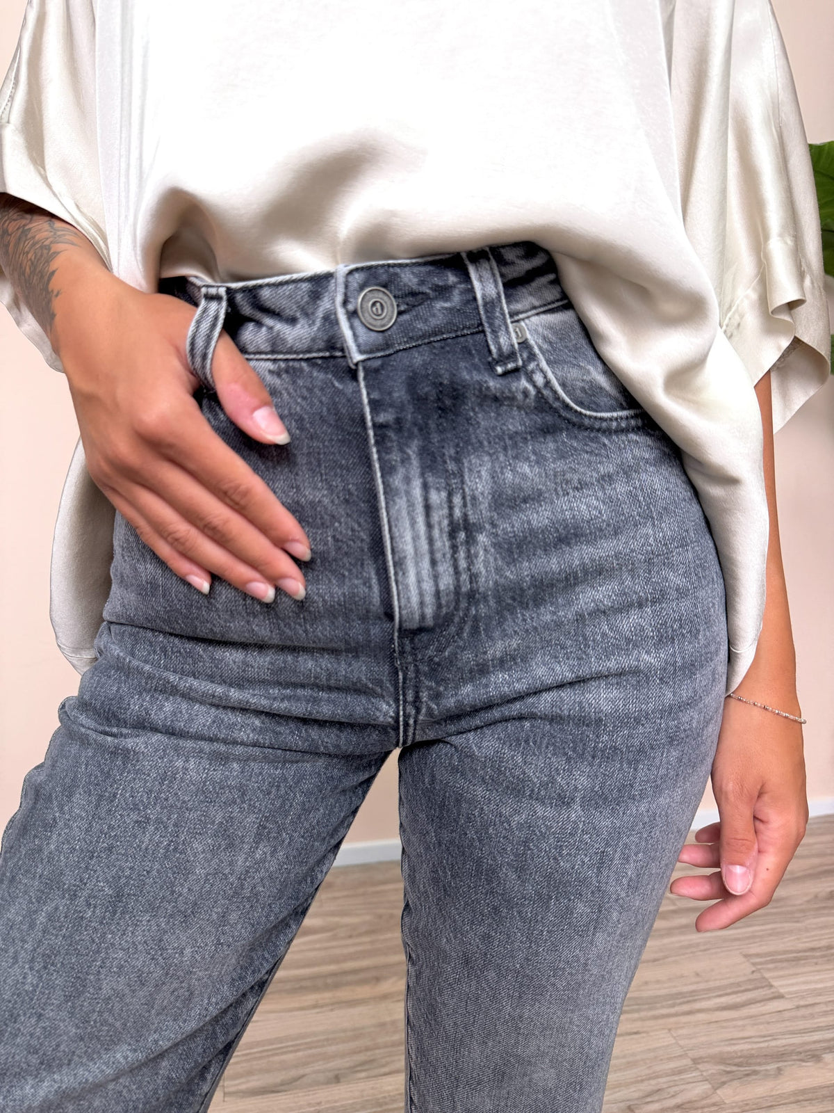 Jeans ILARIA BLACK - NERO