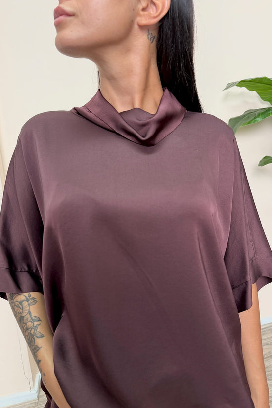 Blusa VIENNA in viscosa - WINE