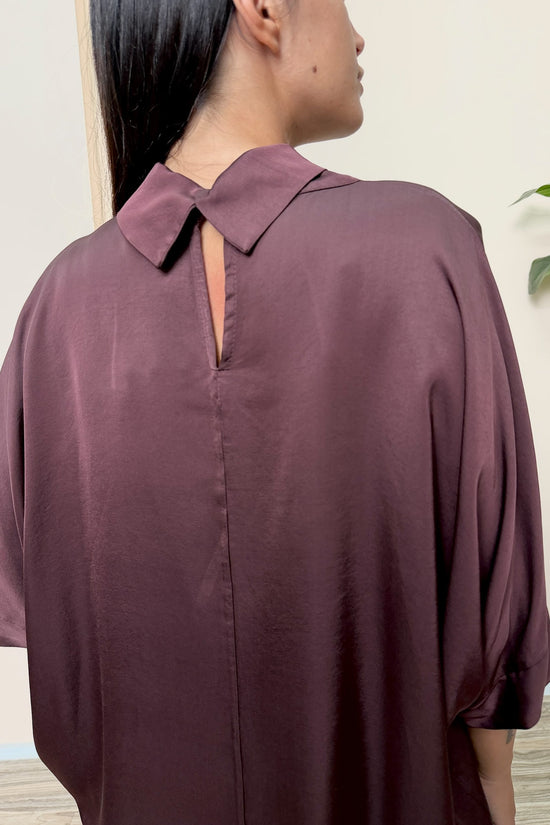 Blusa VIENNA in viscosa - WINE