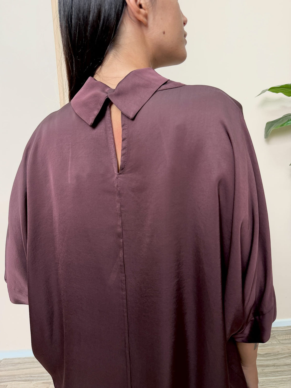 Blusa VIENNA in viscosa - WINE