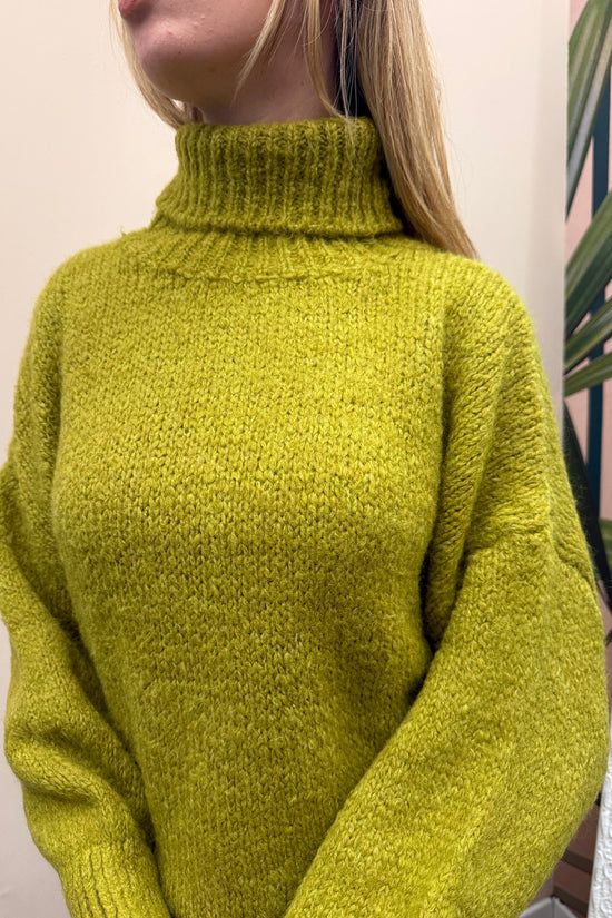 Dolcevita mohair - OLIVA