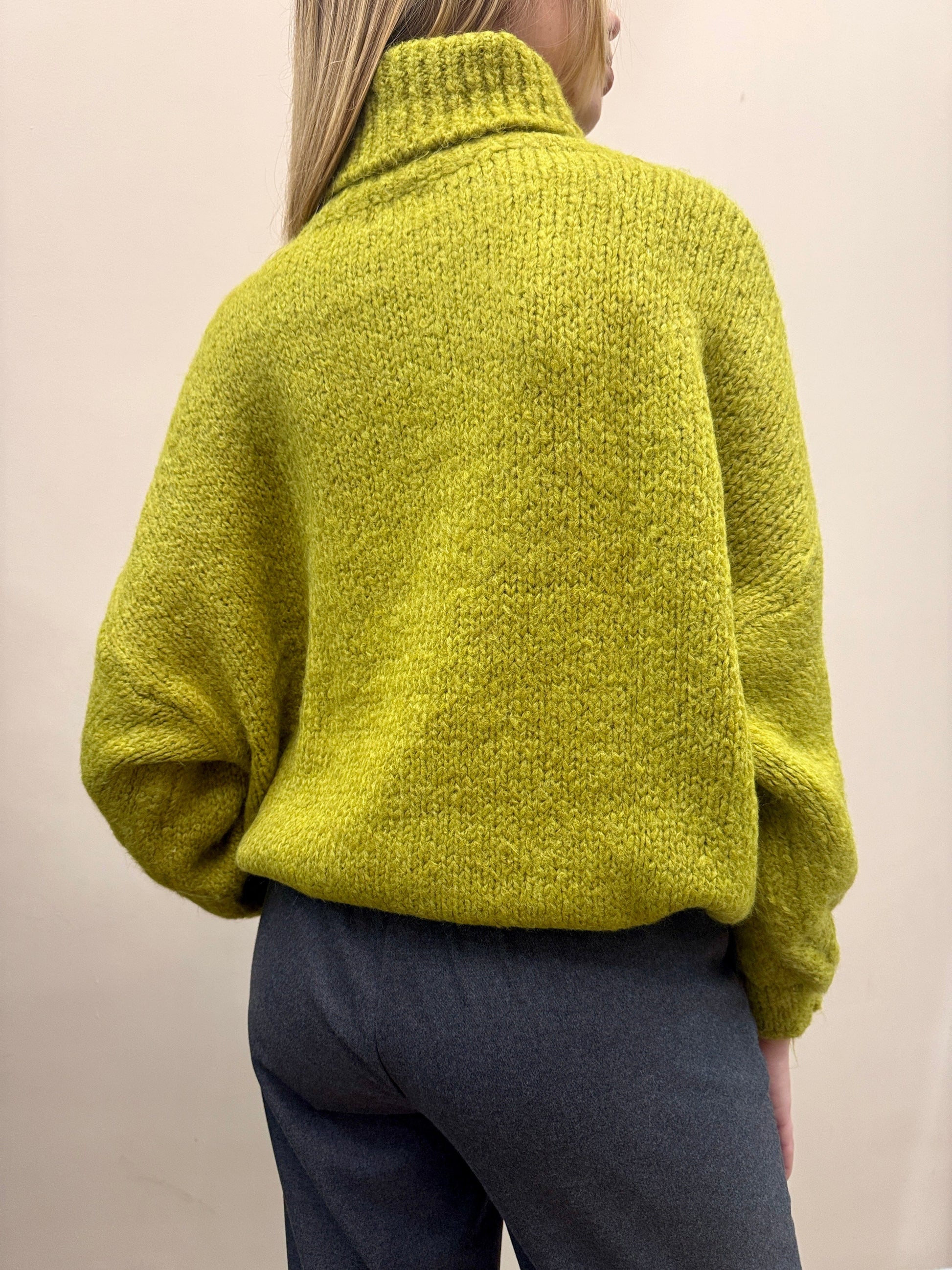 Dolcevita mohair - OLIVA